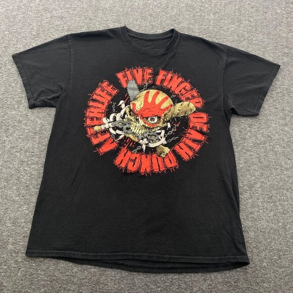 Five Finger Death Punch Afterlife Tour Shirt Band Rock Concert Mens Large Double - Picture 2 of 7